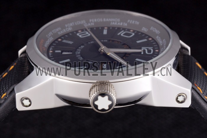 Montblanc Timewalker Hemispheres Leather Strap 621625