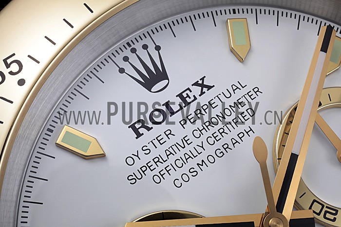 Rolex Daytona Cosmograph Wall Clock Gold-White 621911