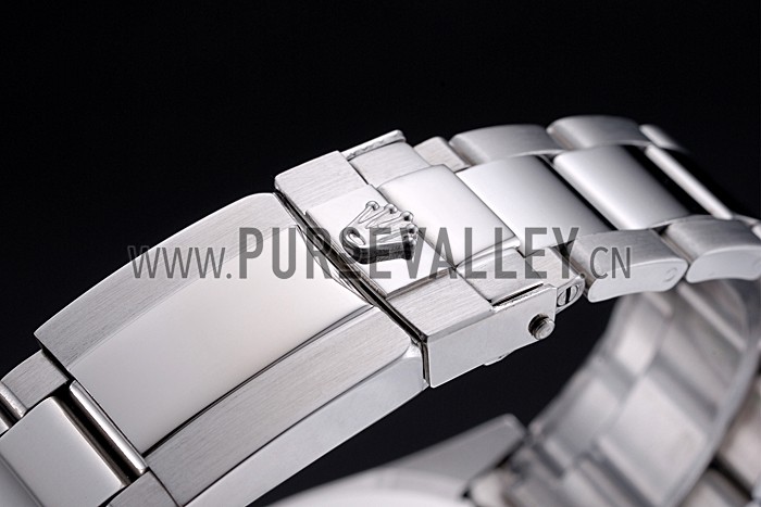 Rolex Daytona Stainless Steel Black Enameled White Dial