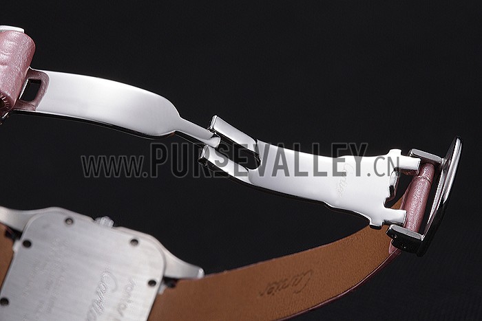 Cartier Santos 100 Diamond Silver Bezel 621910