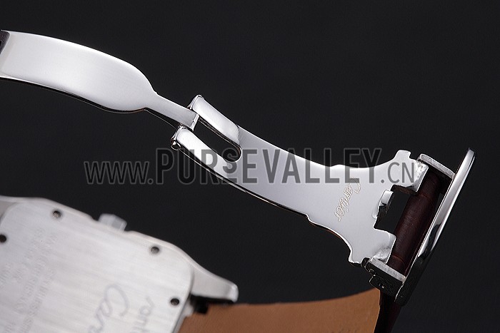 Cartier Santos 100 Diamond Silver Bezel 621926