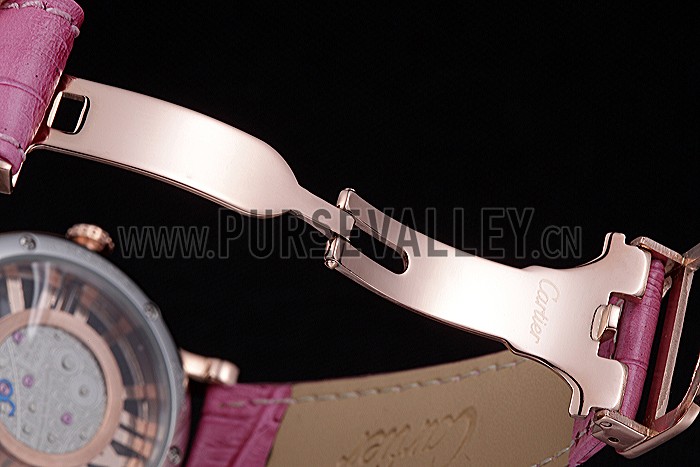 Cartier Rotonde Skeleton Flying Tourbillon Pink 621964