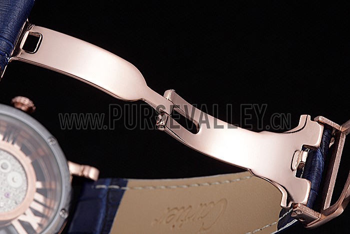 Cartier Rotonde Skeleton Flying Tourbillon Blue 621965