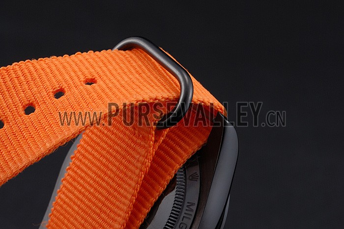 Rolex Milgauss Bamford Orange Nylon Strap 622003