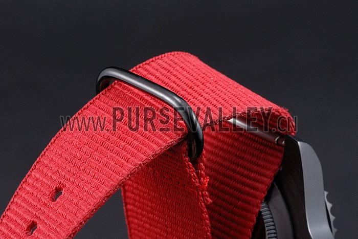 Rolex Stealth Submariner Red Nylon Strap 622010