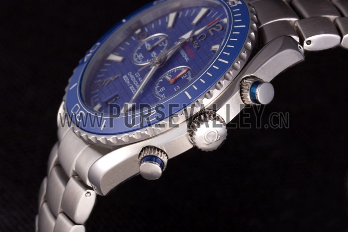 Omega James Bond Skyfall Chronometer Watch with Blue Dial and Blue Bezel om226 621378