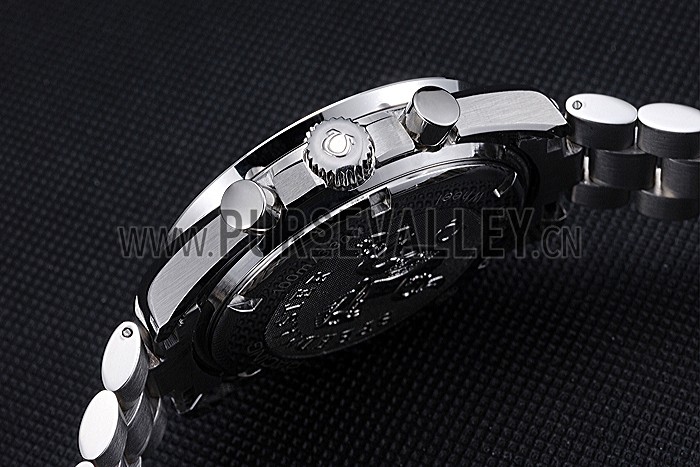 Omega Speedmaster Red Grey Stainless Steel Strap 622054