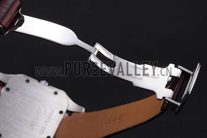 Cartier Santos 100 Polished Stainless Steel Bezel 621923