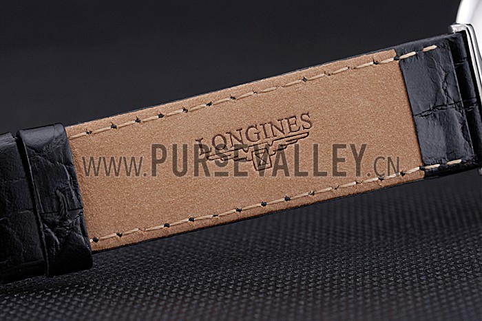 Longines La Grande Classique White Dial Black Leather Band Homme 622127