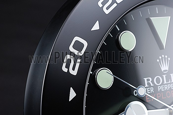 Rolex Explorer II Wall Clock Black 622477