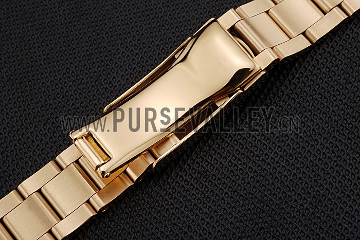 Rolex Polished and Brushed Gold Bracelet 622495