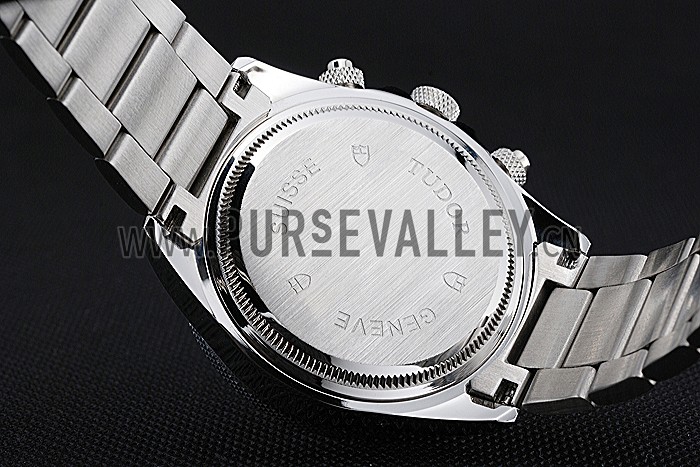 Tudor Heritage Chronograph White Dial Stainless Steel Bracelet 622417