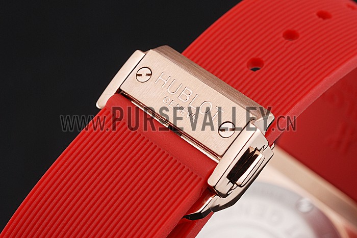 Hublot Big Bang Red Strap Red Dial Watch 98069