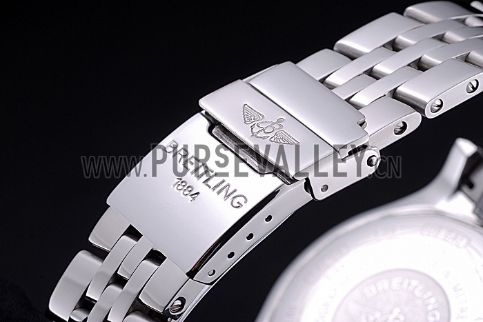 Breitling Chronomat Evolution Black Dial Stainless Steel Bracelet 622515