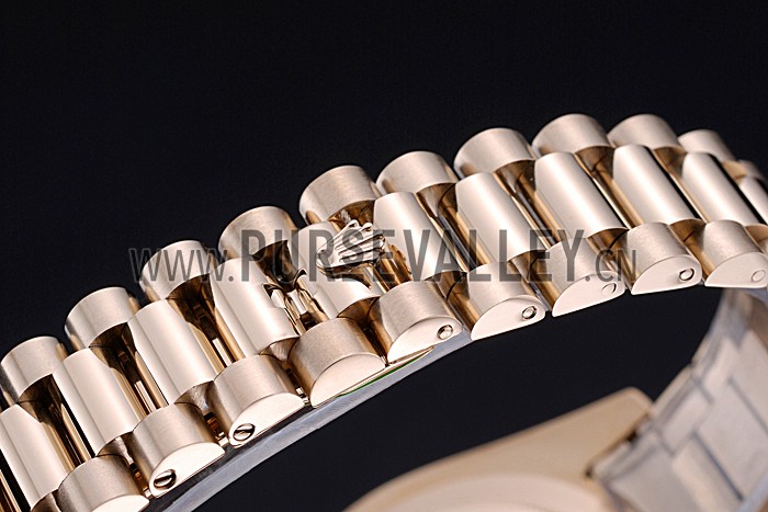 Rolex Day-Date White Dial Gold Bracelet 622546