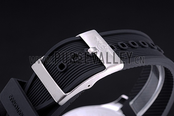 Breitling Professional Chronospace Black Dial Rubber Bracelet 622504