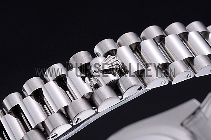 Rolex Day-Date White Dial Stainless Steel Bracelet 622547