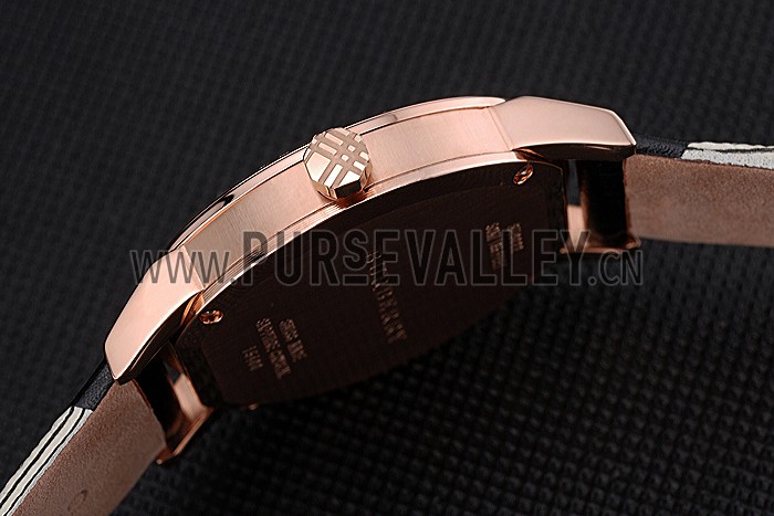 Burberry The City Classic Diamonds Case Black Dial Black Bracelet 622569