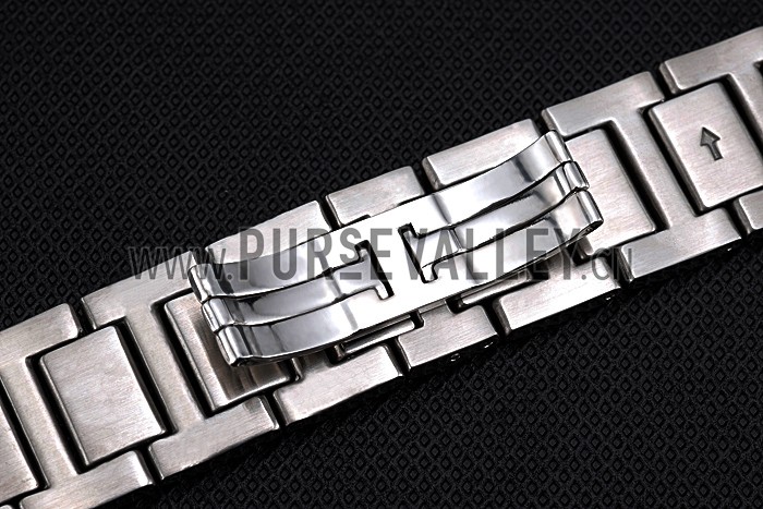 Cartier Brushed Stainless Steel Link Bracelet 622605