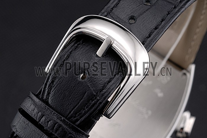Franck Muller Casablanca Black Croco Leather Strap Tourbillon 80282