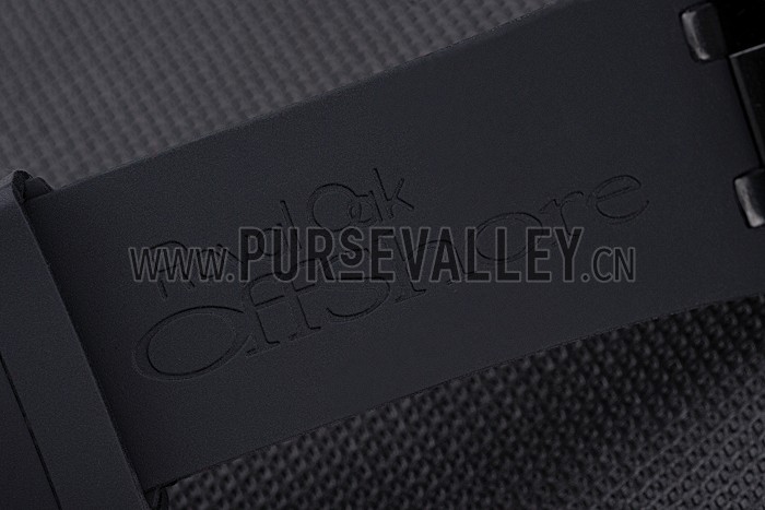 Swiss Audemars Piguet Royal Oak Offshore Chronograph White Dial Black Steel Case Black Rubber Strap 622862