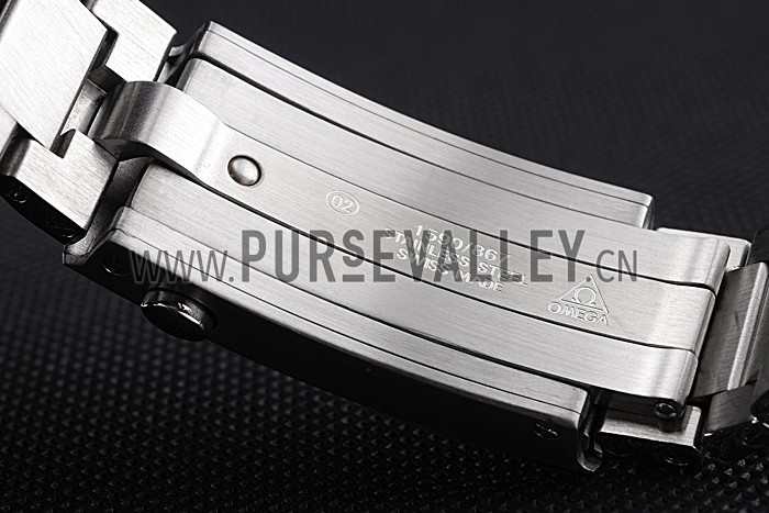 Swiss Omega Seamaster Black Dial Stainless Steel Case And Bracelet 622843