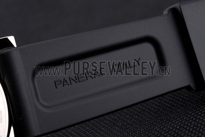 Swiss Panerai Radiomir 1940 Chronograph Black Dial Stainless Steel Case Black Rubber Strap