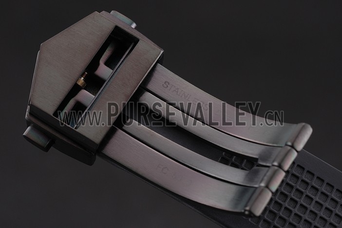 Swiss Tag Heuer Aquaracer Calibre 5 Black Dial Black Bezel Black Case Black Rubber Strap