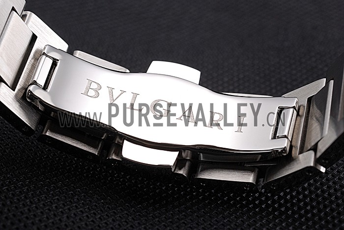 Bvlgari Solotempo Purple Dial Stainless Steel Case And Bracelet 622739