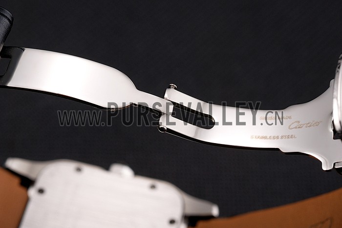 Cartier Santos 100 Diamond Silver Bezel 621924