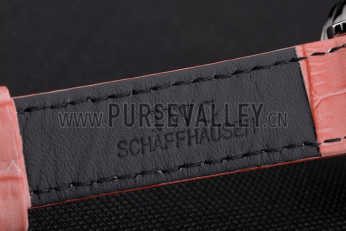 IWC Portofino Day And Night White Dial Stainless Steel Case Pink Leather Strap