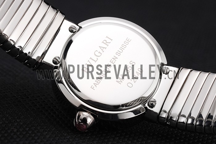 Bvlgari Bvlgari Pearl Dial Stainless Steel Case And Tubogas Bracelet