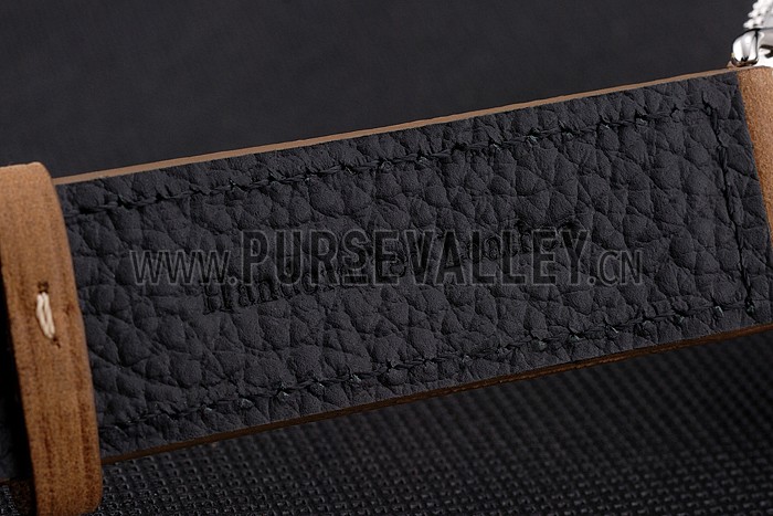 Hamilton Navy Pioneer Small Second Black Dial Stainless Steel Case Light Brown Leather Strap