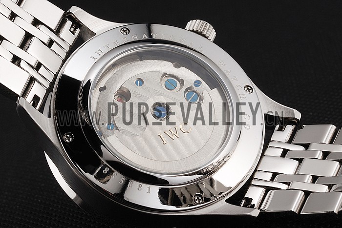 IWC Portugieser Tourbillon White Dial Stainless Steel Case Two Tone Steel Rose Gold Bracelet