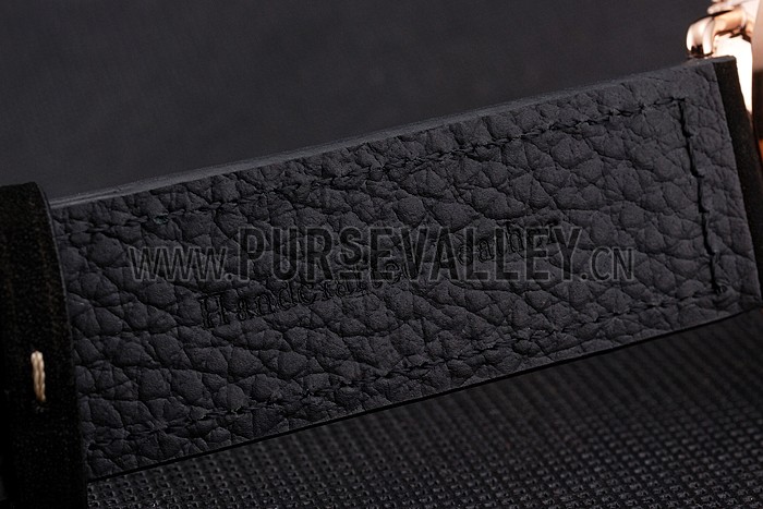 Hamilton Navy Pioneer Small Second White Dial Rose Gold Case Black Leather Strap