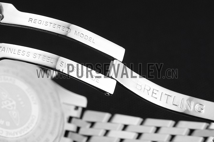 Breitling Navitimer Black Dial White Subdials Stainless Steel Case And Bracelet