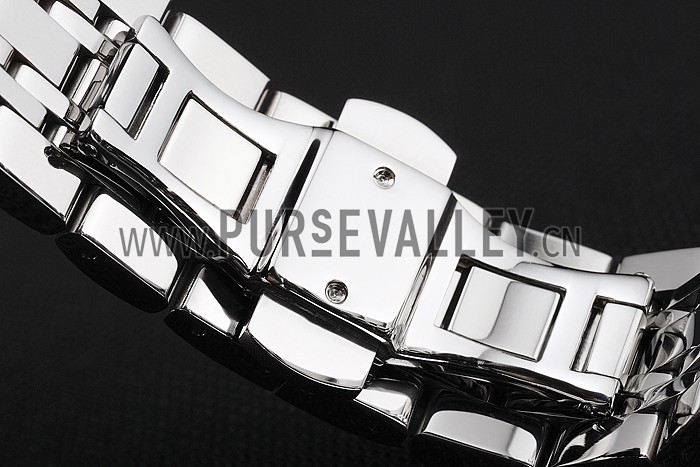 Vacheron Constantin Tourbillon White Dial Rose Gold Numerals Stainless Steel Case Two Tone Bracelet