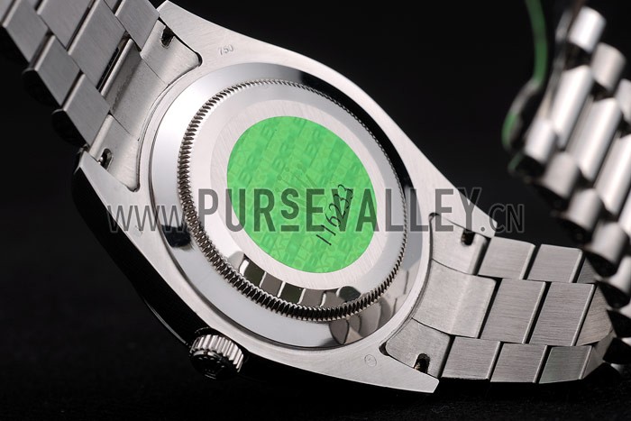 Rolex Swiss DateJust Polished Stainless Steel Bezel Grey Dial 42000