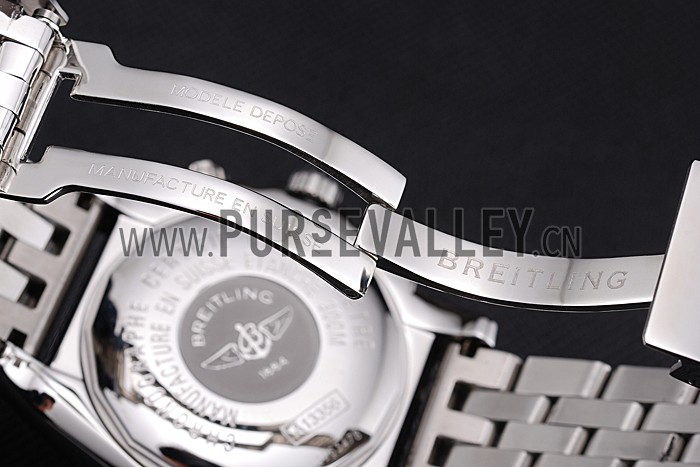 Swiss Breitling Certifie Stainless Steel Bezel Grey Dial 80287