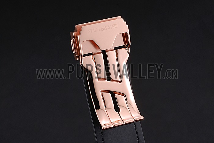 Hublot Classic Fusion Shawn Carter Gold Case Black Leather Strap 622818