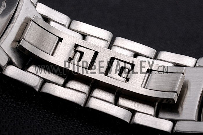 Bvlgari Diagono 46mm White Dial Stainless Steel Case Black Bezel Two Tone Bracelet