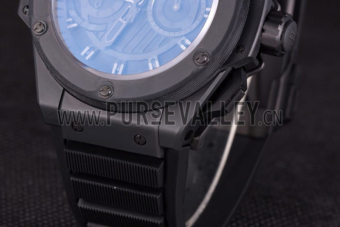 Swiss Hublot King Power Black Dial with Rubber Band shb10 621403