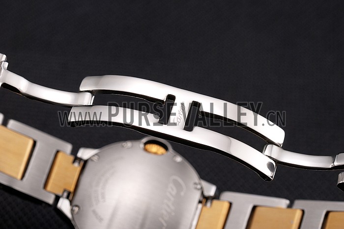 Cartier Ballon Bleu 30mm White Dial Stainless Steel Case Two Tone Bracelet