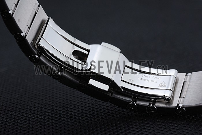 Swiss Lady Omega Constellation Stainless Steel Bracelet Silver Dial 80290