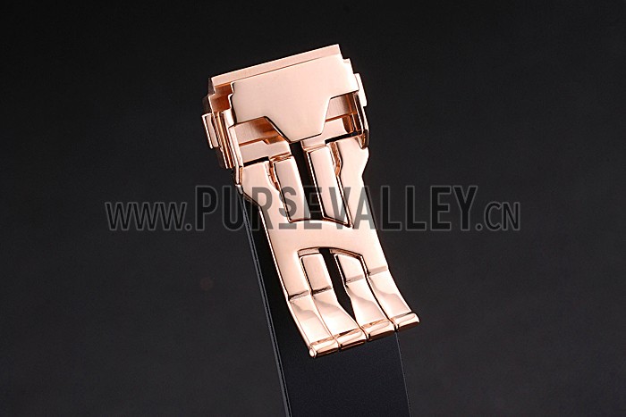 Hublot Big Bang Unico Bi-Retrograde Chrono King Gold Case Black Rubber Strap 622772