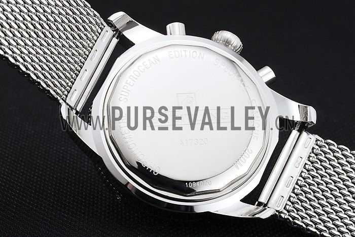 Breitling Superocean Heritage Chronographe 44 Blue Dial And Bezel Stainless Steel Case And Bracelet