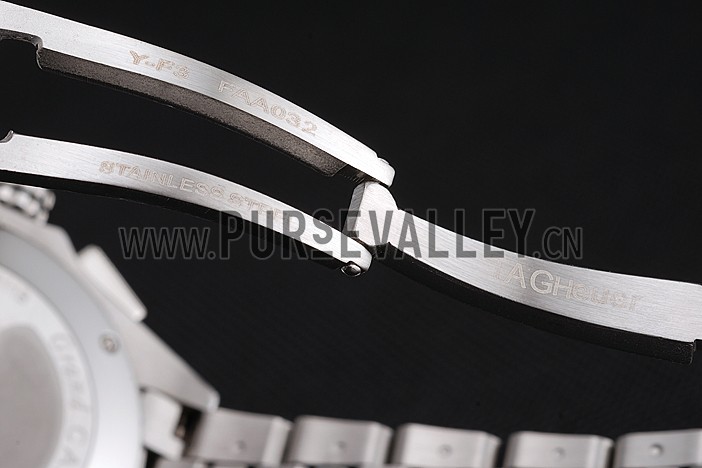 Tag Heuer Carrera Tachymeter Bezel White Dial Stainless Steel Strap