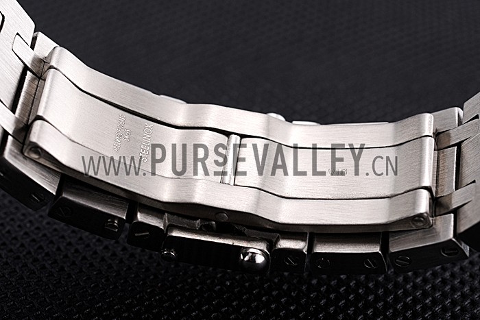 Swiss Audemars Piguet Royal Oak Offshore Black Dial Diamond Bezel Stainless Steel Case And Bracelet 622873