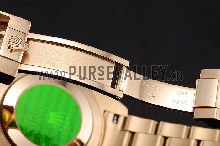 Swiss Rolex Submariner Black Dial Black Bezel Yellow Gold Case And Bracelet