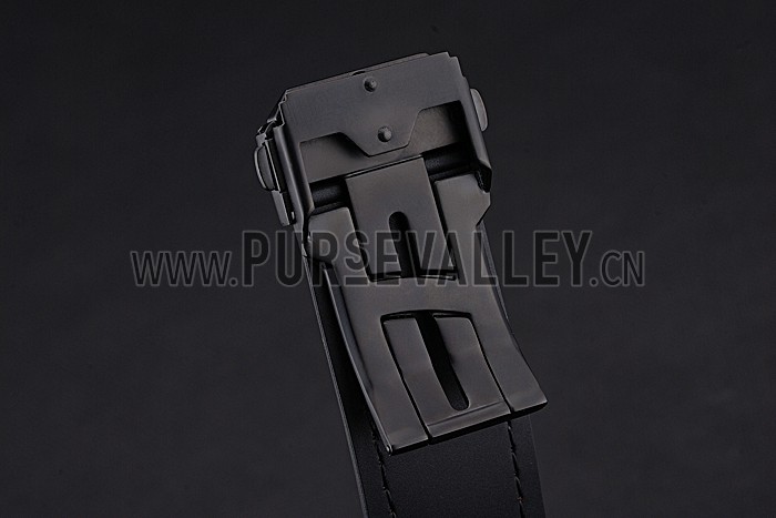 Swiss Hublot Big Bang Limited Edition Formula 1 Black And Red Skeletonised Dial Black Case Black Fabric Strap 62286